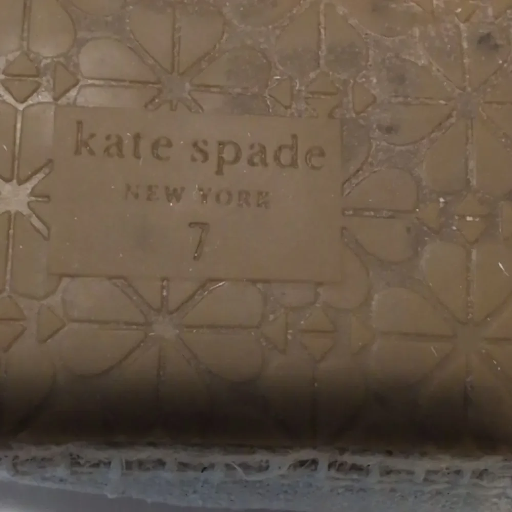 Kate Spade New York Greta Leather Wave Espadrille Flats Size 7